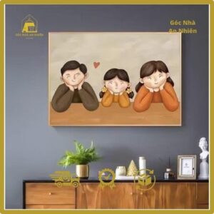 Tranh treo tường in ảnh gia đình