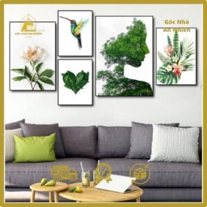 Tranh treo tường lá cây
